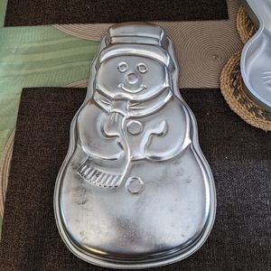 Snowman pan